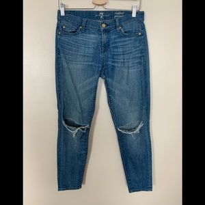 7 For All Mankind Skinny Ankle Jeans